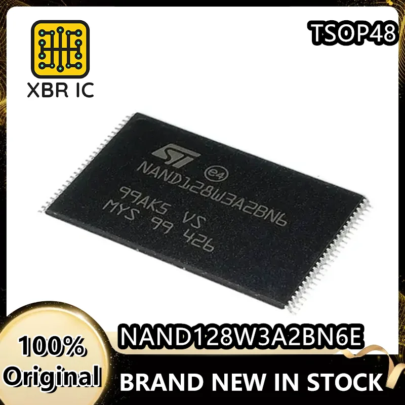 (10/30 Pieces) NAND128W3A2BN6E NAND128W3A2BN6 TSOP48 Flash-NAND Memory Chip Brand New In Stock Fast Delivery