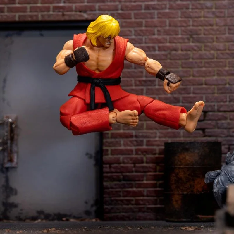 Street Fighter II:The Final Challengers Ken Masters 1/12 Figure Ken Action Figures Collection Model Toys Original