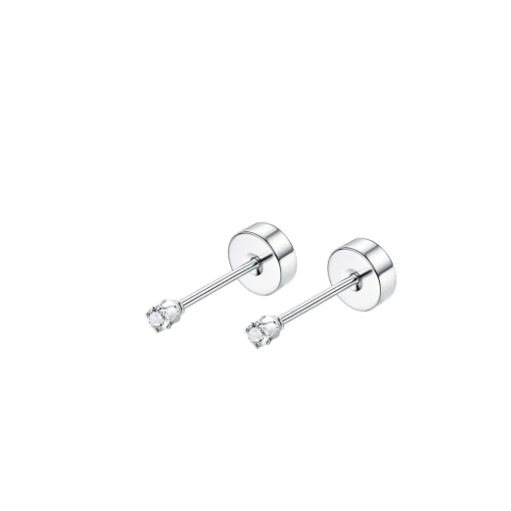 10 Pair Tiny Gold Flat Back Stud Earrings Set