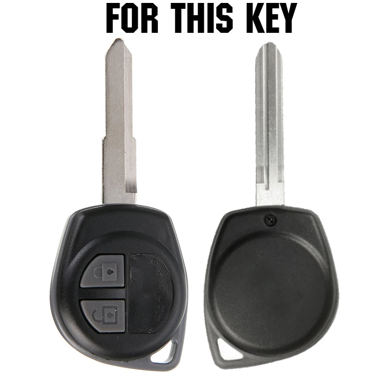 Silicone Car Key Cover Case Shell Skin Protect For Suzuki Celerio Liana Swift Splash Alto Vitara Ignis SX4 Wagon-R Shell Holder