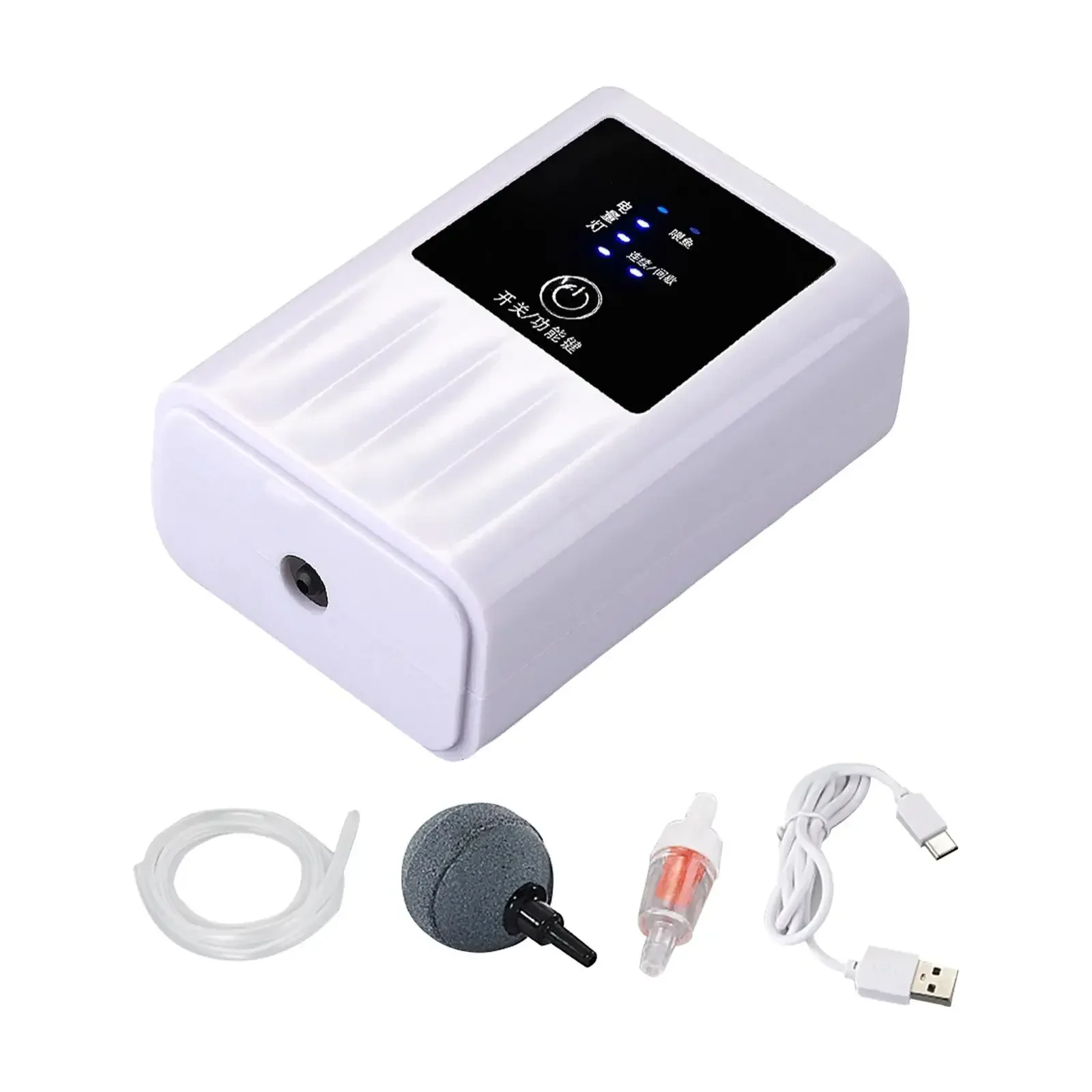 Portable Small Aquarium Air Pump Dual Purpose Fish Tank Oxygen Aerator Pump Quiet for Outdoor aquarium pump