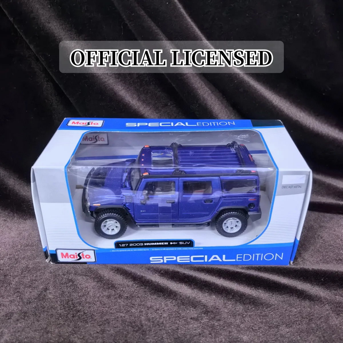 محدودة Bburago 1:27 مقياس 2003 Hummner H2 SUV نموذج سيارة ، مركبة فاخرة مصغرة طبق الاصل الشكل طفل هدية عيد الميلاد لعبة #3