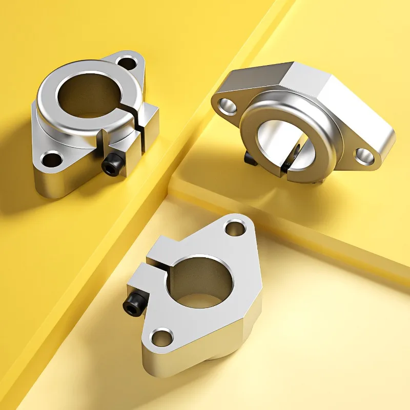 1pcs SHF8 SHF10 SHF12 SHF13 SHF16 SHF20 SHF25 SHF30 SHF35 Linear Rod Rail Shaft Support CNC Router 3D Printer Parts Winding Shap