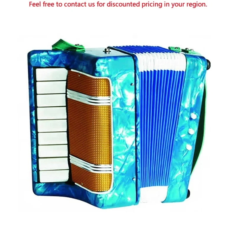 

SEASOUND OEM Chromatic 9 Keys 2 Bass Accordion UC107 Children's Toy Instrument