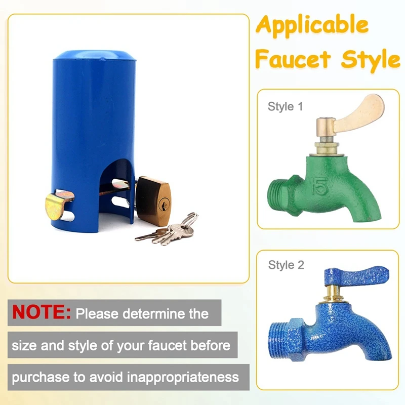 子供用の盗難防止金属製の蛇口,蛇口の保護,屋外,キッチン,庭用