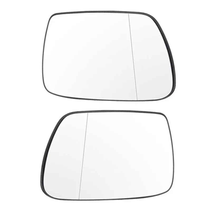

ABHY-Car Reversing Mirror Lenses Rearview Mirror Lenses Heated Glass Reflector Lenses For Jeep Grand Cherokee 2005-2010