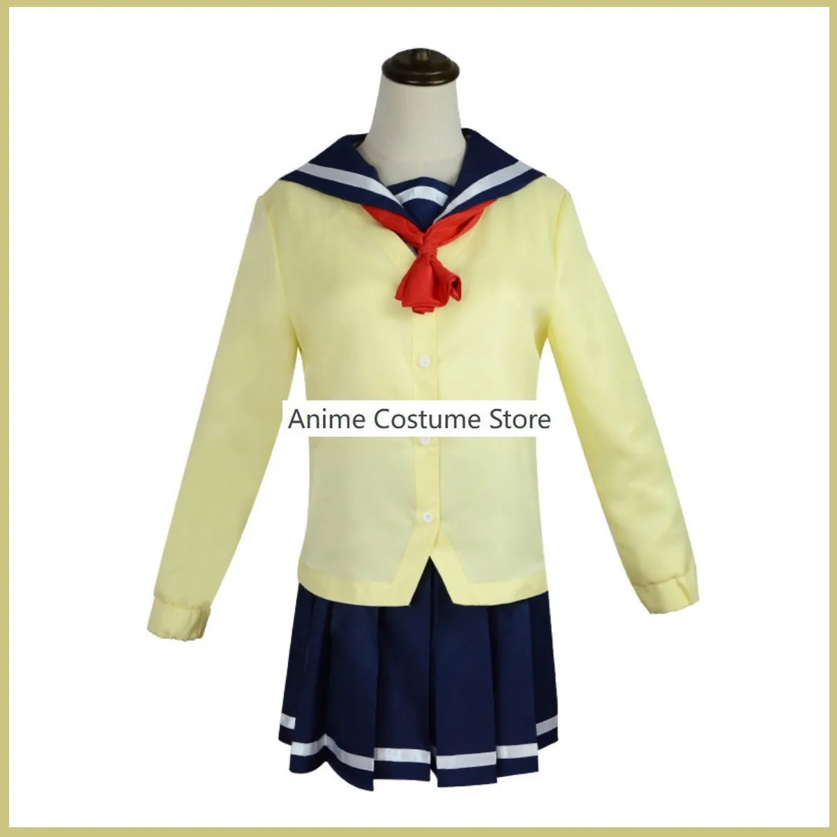 Anime My Life As Inukai-san's Dog. Karen Inukai Cosplay Costume Wig JK School Uniforms Skirt Woman Sexy Kawaii Halloween Suit