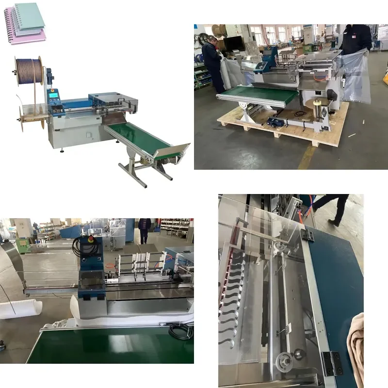 hot sale Double Loop Closing Machine Stationery Notebook Calendar Metal Coil Crimping Machine Electric Wire O Spiral Binding