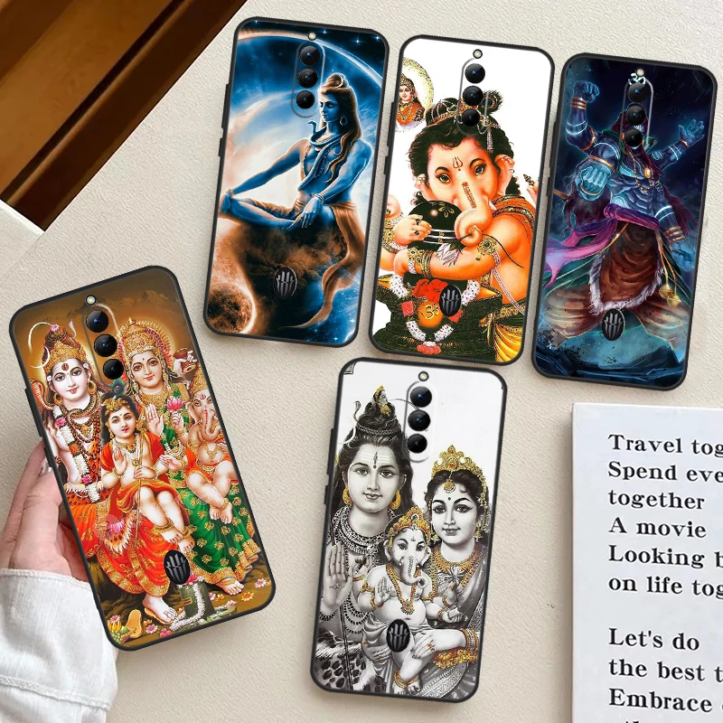 God Diety Hindu Ganesha Shiva Cover For Nubia Red Magic 8S 8 Pro Plus 7 7S 6 6S 6R 5S 5G Case For Red Magic 9 Pro Plus