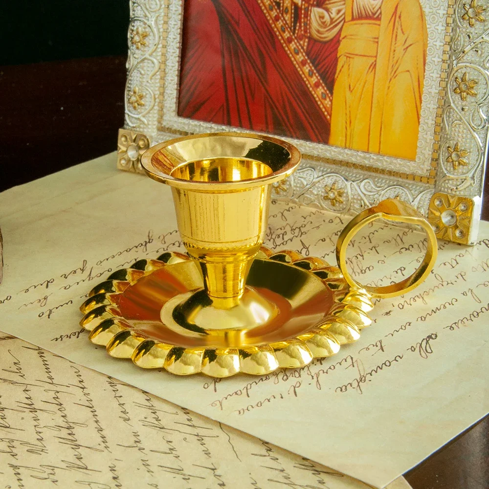 HTISOK Religiöse Kirchenrituale Vergoldete Kommunionskelche Messzubehör Zeremonielles Zubehör Legierungsmaterialien – Detail 5