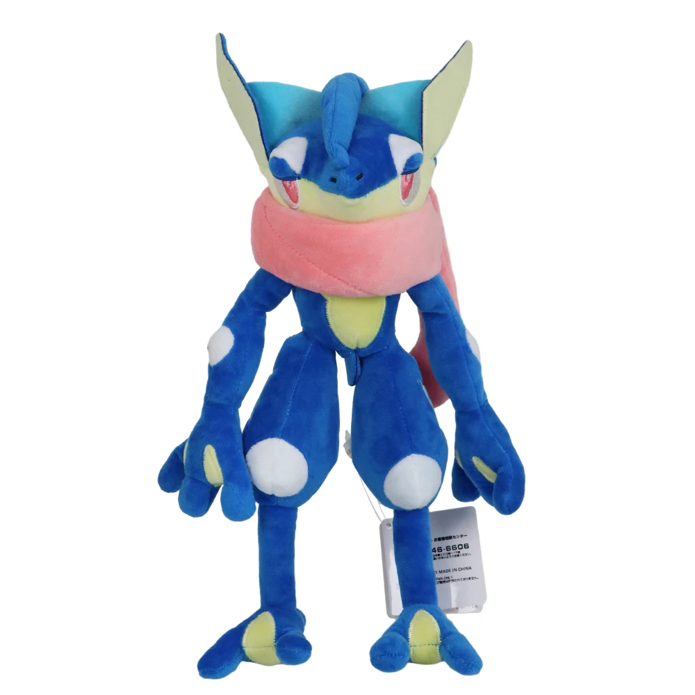 30CM Greninja Shiny Plush Doll Cute Large Soft Stuffed Animal Toy Anime Game Character Great Gift for Kids Boys And Girls