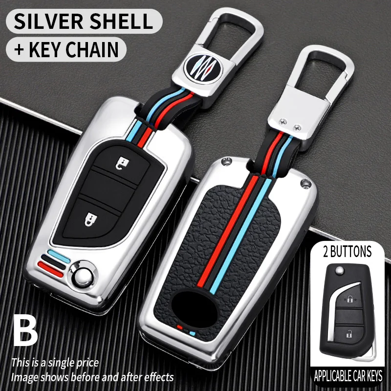 

Car Remote Key Cover Case For Toyota Auris Corolla Avensis Verso Yaris Aygo Scion TC IM Camry RAV4 Forturner Hilux