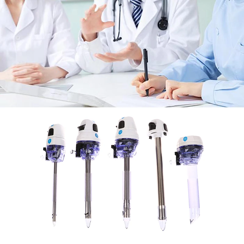 

【AD】1 шт. Одноразовый оптический конусный пункционный конус (канюля) откидного типа для лапароскопии, с видимым входом, медицинское оборудование, 5/10 мм