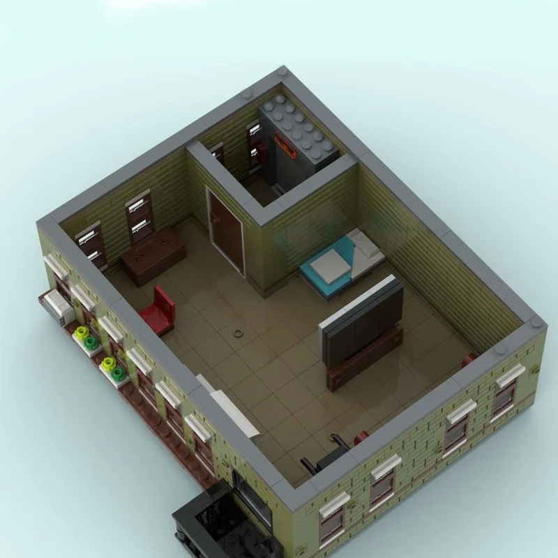 3735 PCS Stad Street View Technologie Vloer MOC Spel Bouwsteen Model Kinderen Montage Diy Educatief Speelgoed Kerstcadeaus