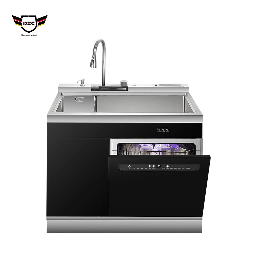 

Best-selling Household Dishwasher, 12-Person Capacity Intelligent Ultrasonic Automatic Kitchen Integrated Dishwasher X4