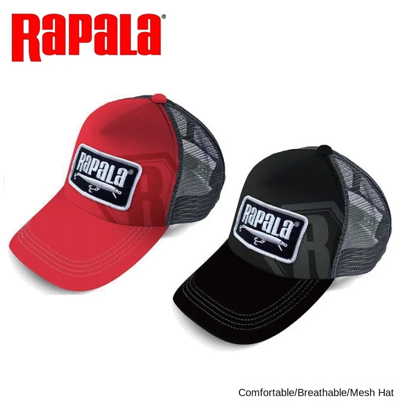 Rapala New Fishing Hat Mesh Hat Comfortable Breathable Sun Protection Luya Outdoor Fishing Hat Visor