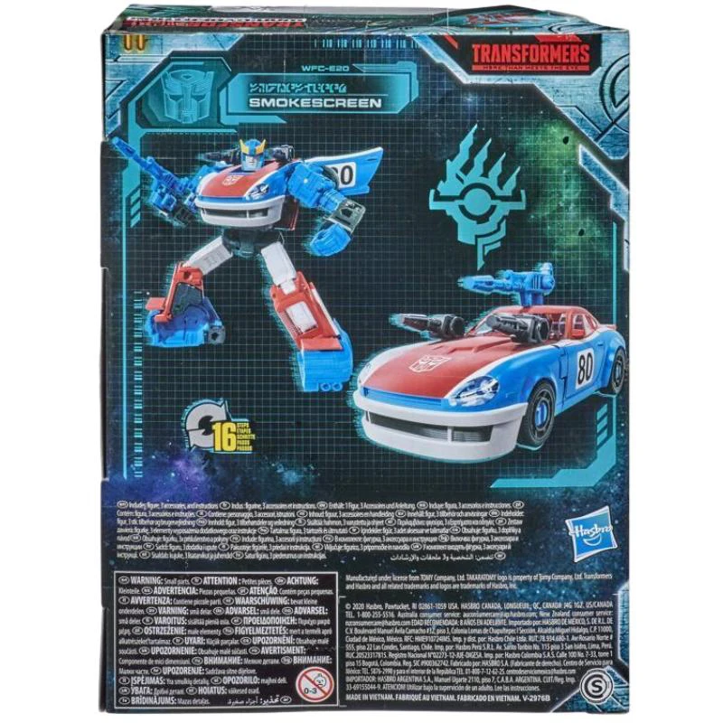 W magazynie Takara Tomy Transformers Toys Earthrise Series WFC-E20 Smokescreen Action Figure Robot Collection Hobby Zabawki dla dzieci