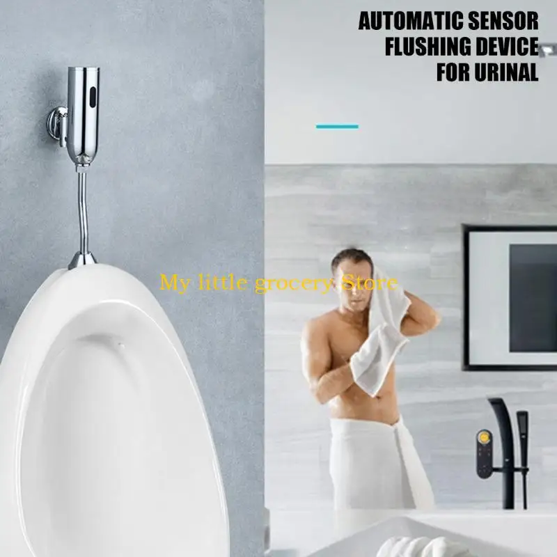 

D5BD Bathroom Infrar Sensors Flush Valves Brass Wall Mounted for Automatic and Hygienic Urinal Flushing in Hotel and Mall