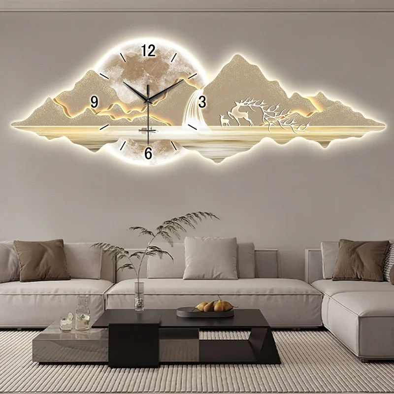 Design Luxury Wall Clock Office Aesthetic Bathroom Art Items Wall Clock Bedroom Room Modern Orologio Parete Home Decoration