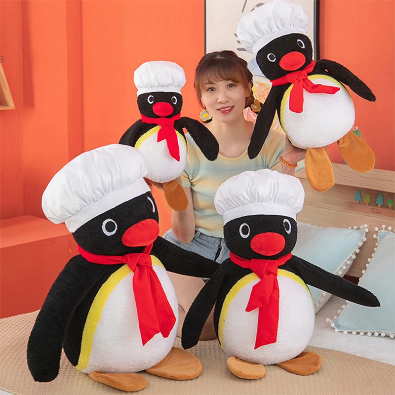 

Kawaii Пингвин Шеф-повар Плюшевая игрушка Мягкая кукла для детей День рождения Рождественский подарок Милая мягкая кукла для мальчиков и девочек Подарок на День Святого Валентина