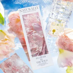 5Pcs The Mirror and The Moon Series Bookmark Reading Book Mark Scenic Flowers Book Page Marker Stationery Supplies