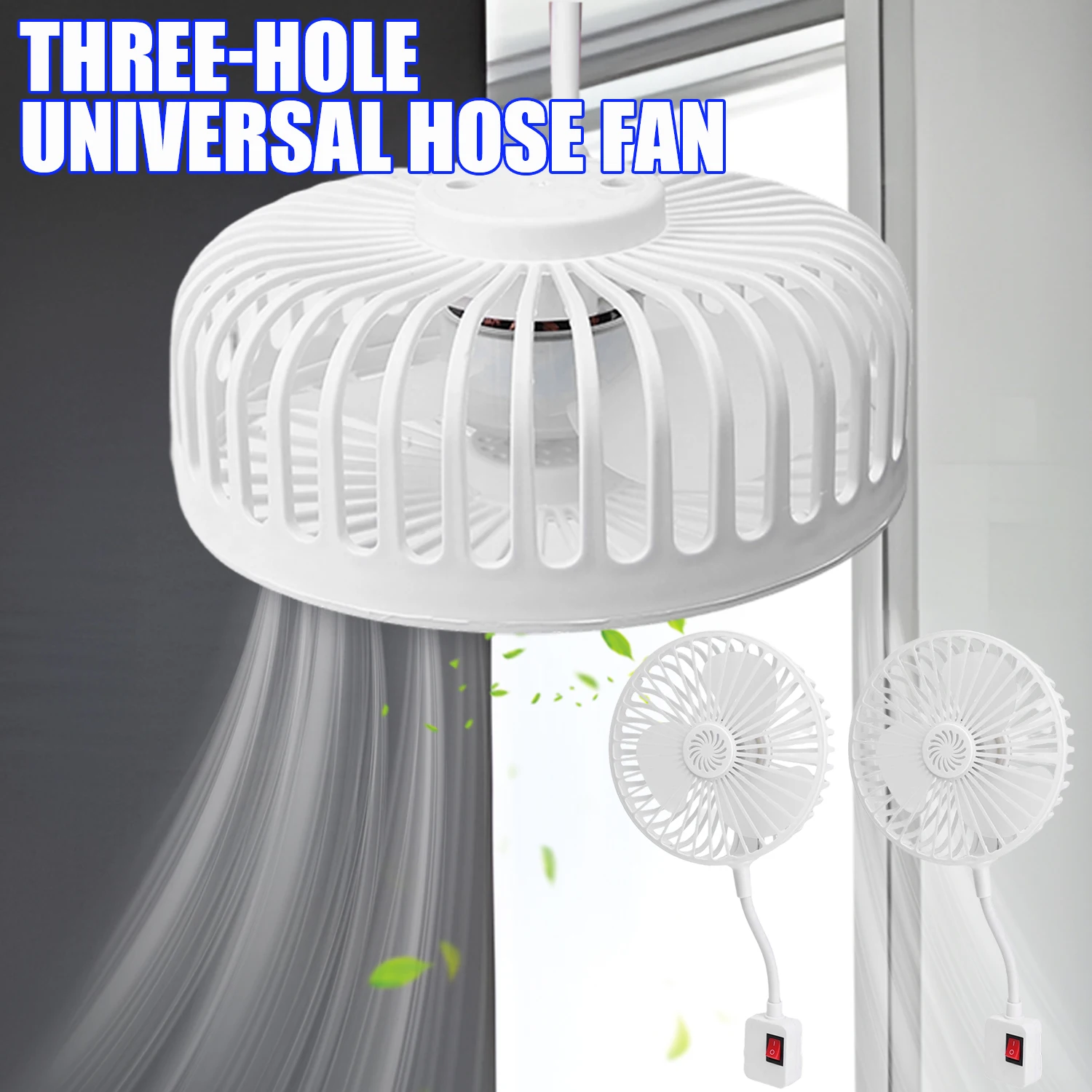 360 Rotatable Socket Fan with Safety Cover Low Noise Wall Socket Fan Energy Saving Plug Kitchen Fan for Kitchen Bathroom Dorm