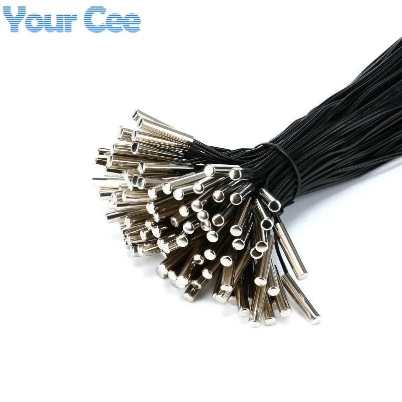 1 Meter NTC Thermistor Accuracy Temperature Sensor 10K 1% 3950 Waterproof Probe Cable