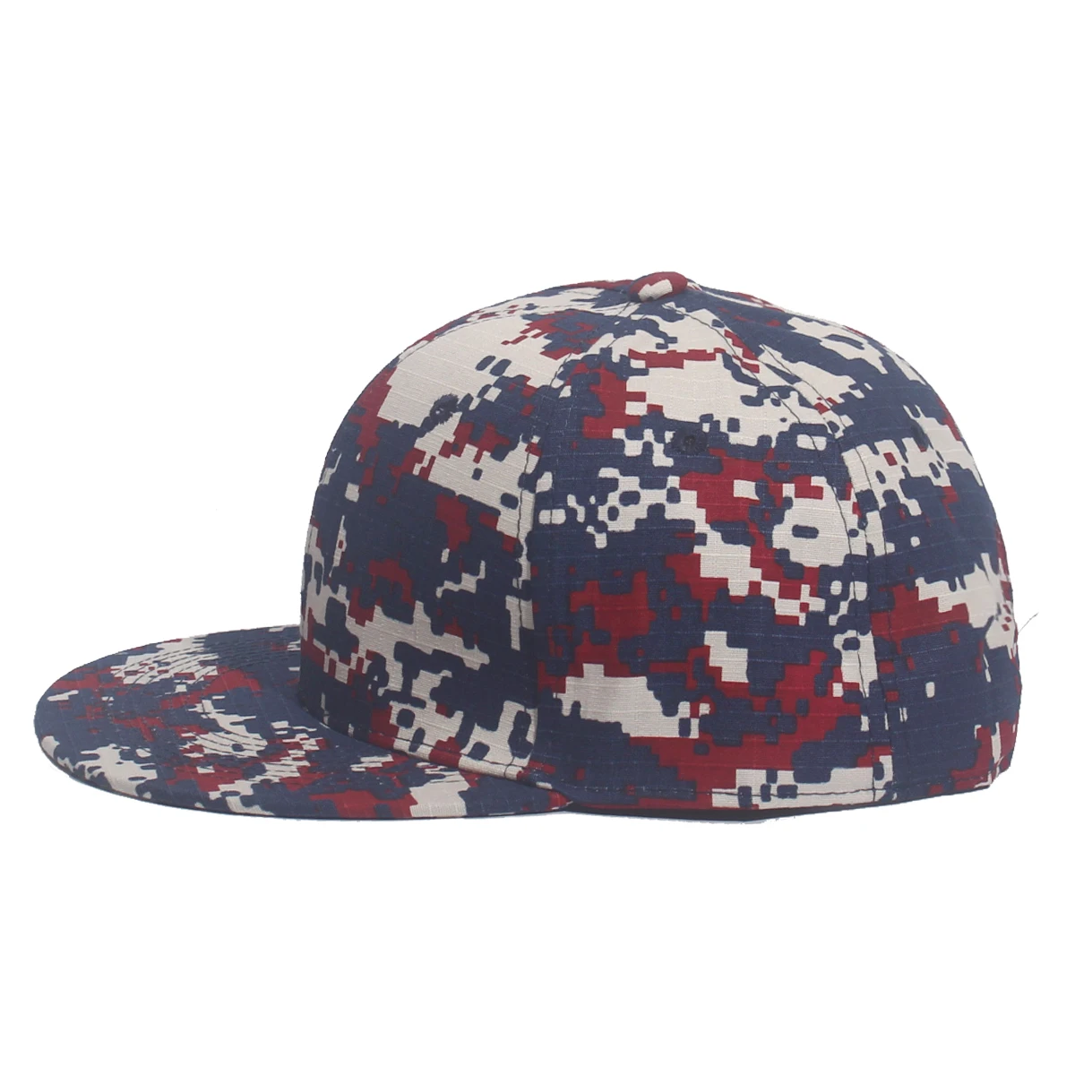 Camouflage Baseball Cap Cotton Snapback Hat Adult Sunshade Hat Unisex Adjustable Hip Hop Baseball Caps Cowboy Hat