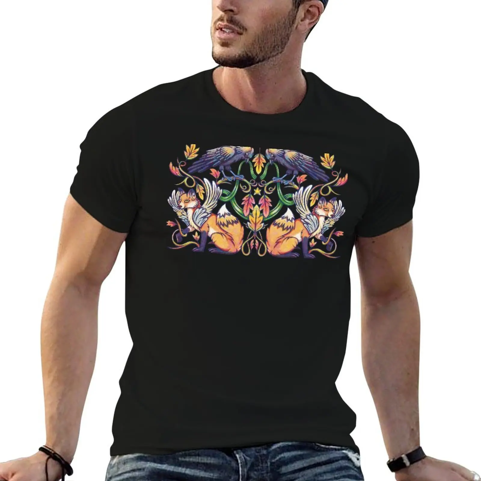 

Vixen and Jackdaw T-Shirt g man t shirts for men mens graphic t shirts man tshirt T-shirt