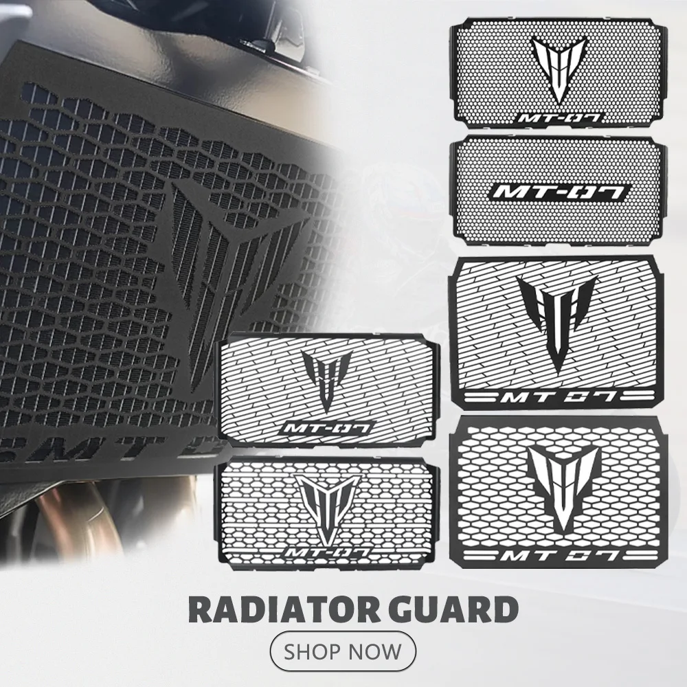 

MT07 2025 2026 2027 для YAMAHA MT07 MT-07 MT FZ 07 2017-2022 2023, аксессуары для мотоциклов, решетка радиатора, защита