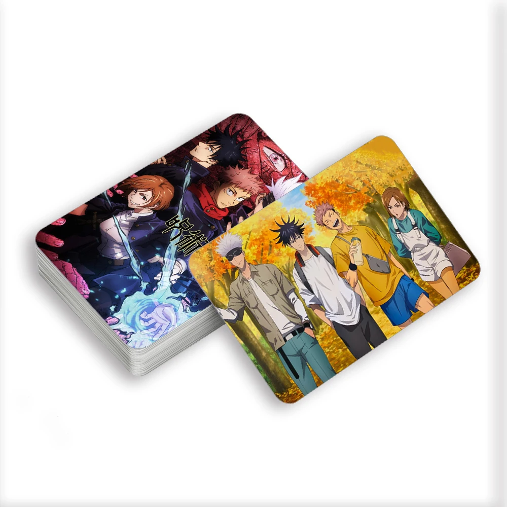 Jujutsu Kaisen Japanese Anime Lomo Card One Piece 1pack/96pc Card Stickers With Postcards Message Photo Gift Fan Game Collection