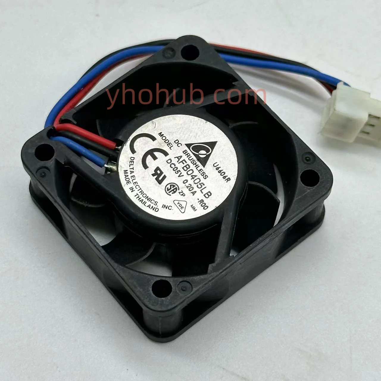 Delta Electronics AFB0405LB R00 DC 5V 0.20A 40x40x15mm Server Cooling Fan