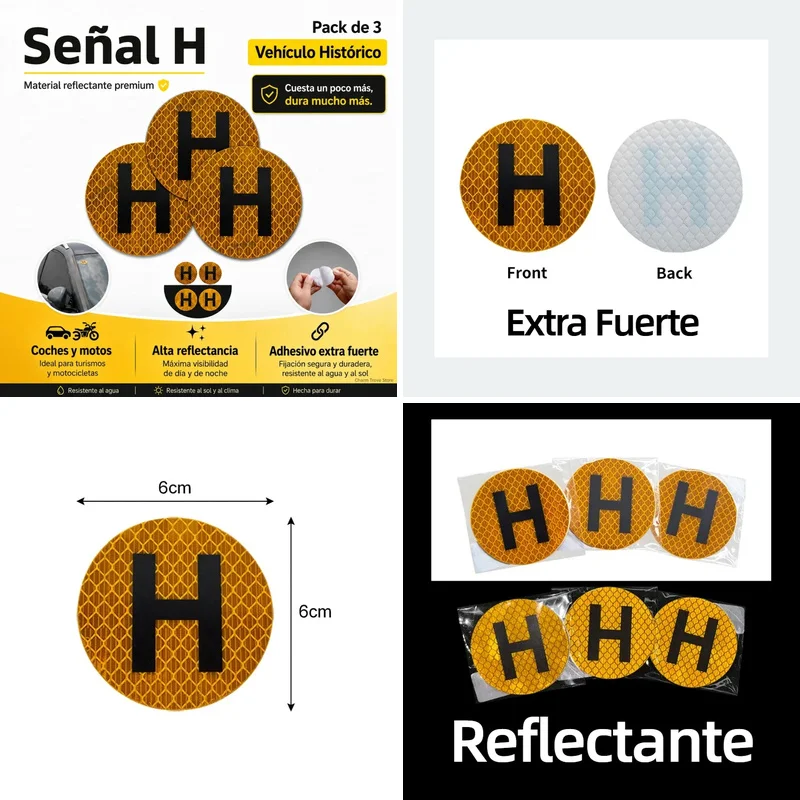 60mm Self Adhesive Car Stickers Reusable Bumper Decals Vehicle Badge Emblem For Windscreen Door Window Decor