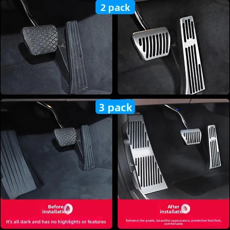 Car Gas Brake Foot Pedal Cover Rest Pedal Kit For BMW 5 6 7 Series F01 F02 F03 F04 F06 F07 F10 F11 F12 F13 X3 X4 F25 F26 Z4 E89`