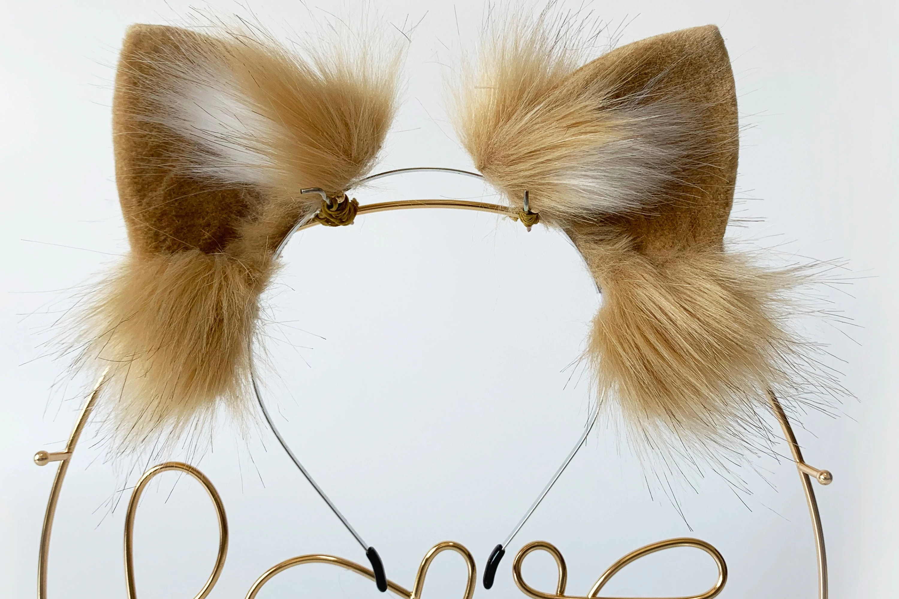 Cat ear and tail set, pet cosplay ears, kitten tail and ears, cat tail and ears, anime character cosplay ears, cosplay set