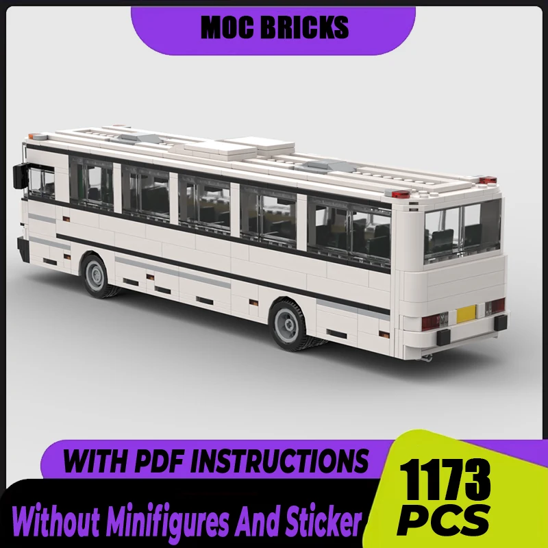 Moc Building Bricks City Cars  Model Speed Champions Scale Bus Technology Modular Blocks Gifts Toys Children DIY Sets Assembly