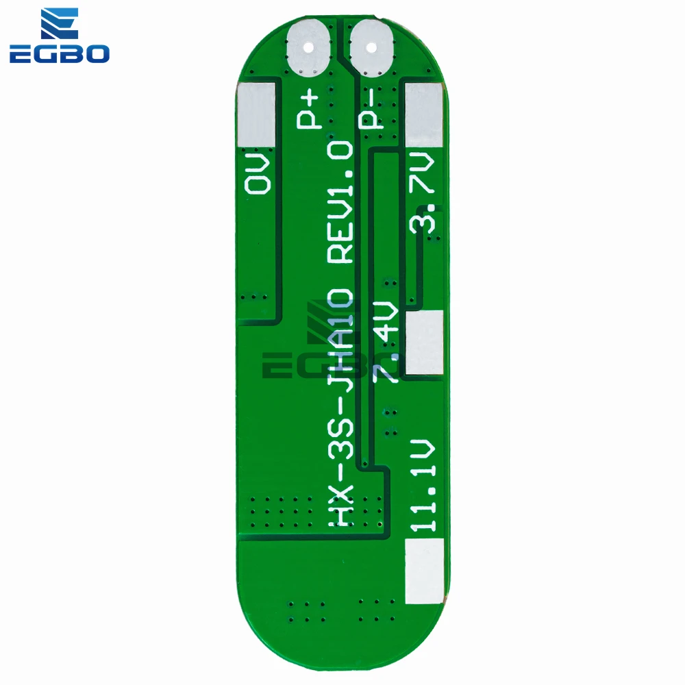 1 szt. Moduł ochrony ładowarka akumulatorów litowych 3S 10A 12V do 3 szt. Ładowania akumulator litowo-jonowych 18650 BMS 11.1V 12.6V nowy