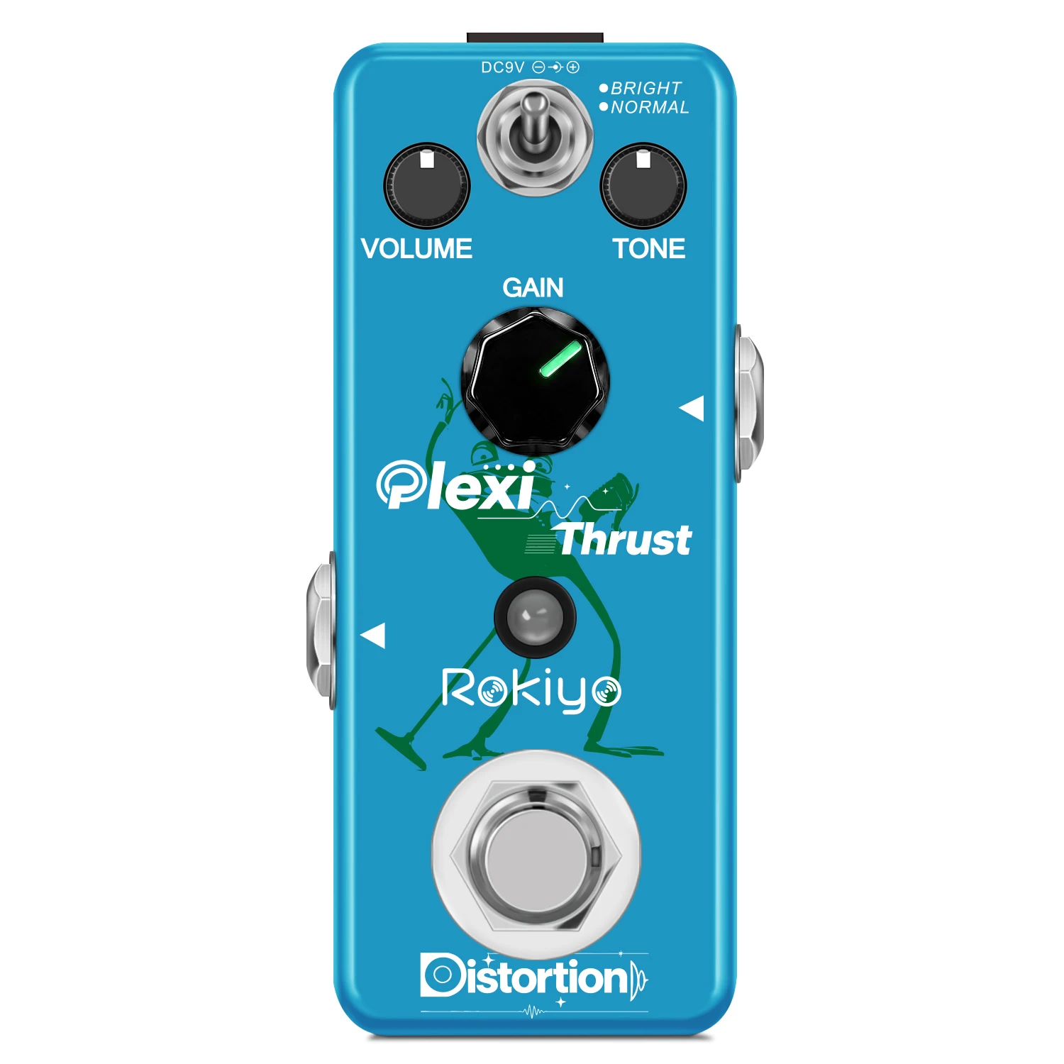Rokiyo Plexi Thrust Distortion Guitar Effect Pedal Classic Plexi JCM800 Vintage Tone  Stompbox for Rock Metal Guitar Bass view 4