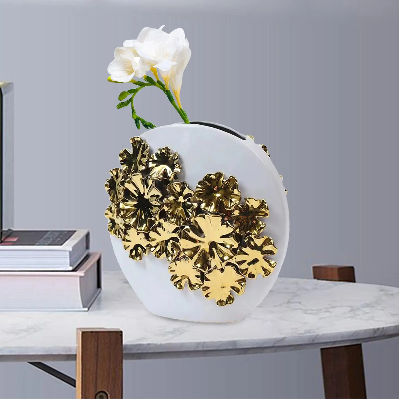 

Керамическая ваза, искусственные декоративные вазы для засушенных цветов для дома, офиса, камина, спальни