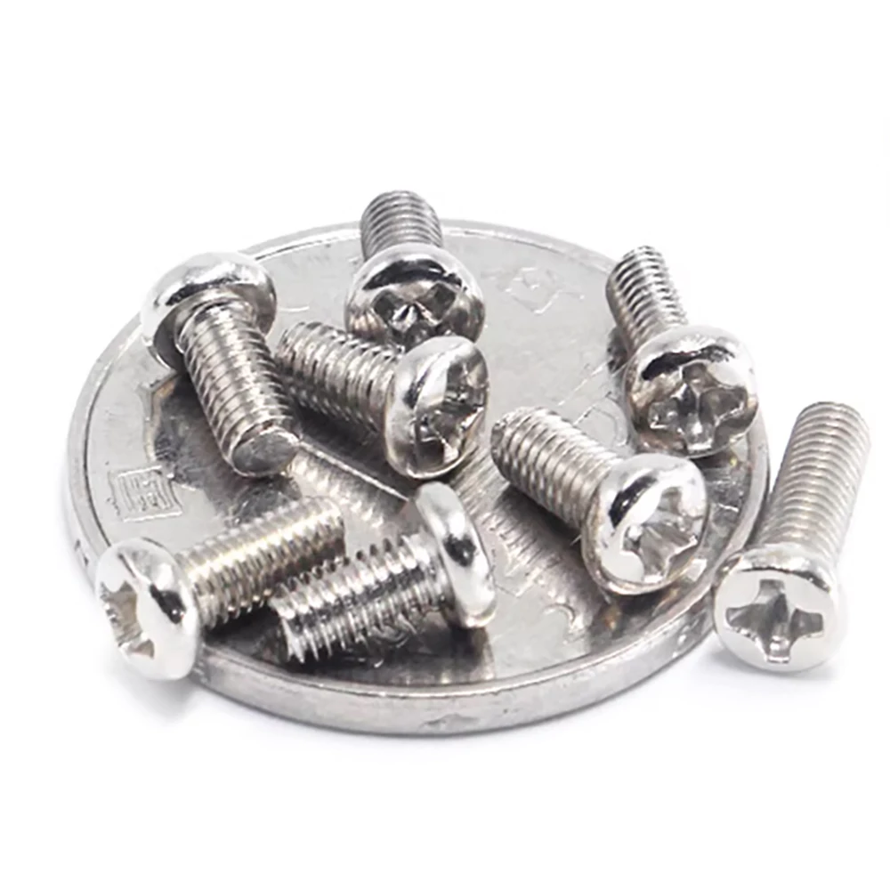

20-100Pcs 304 Stainless Steel Screw M2 M2.5 M3 M4 M5 Round Head Screw Anti Pin Safety Bolt Length 3/6/8/14/20/25/30/40/50/60mm