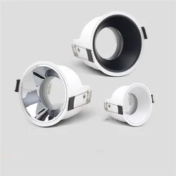 Embedded GU10 MR16 LED downlight bracket LED module spot light holder fixed recessed led downlight frame Aluminum