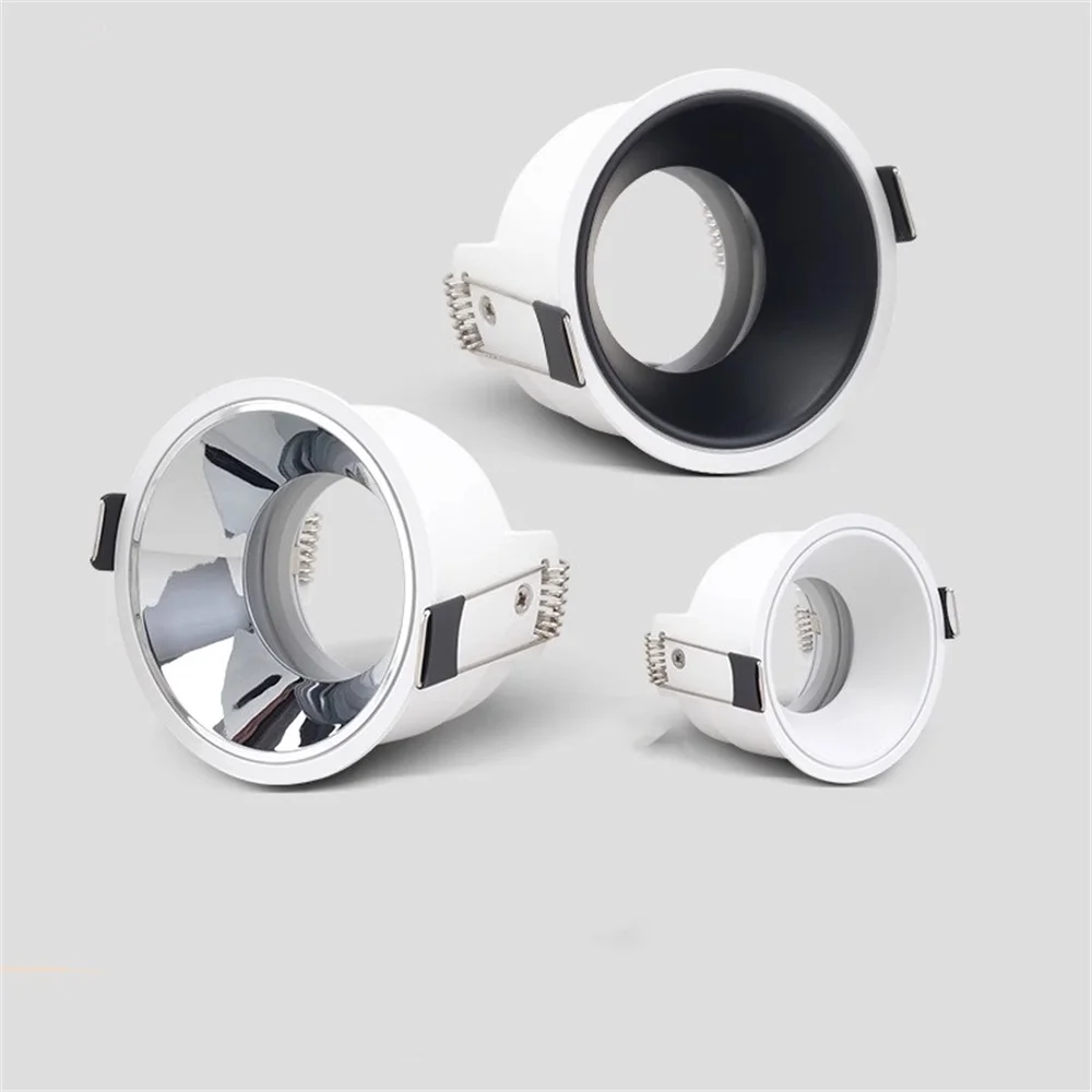 Embedded GU10 MR16 LED downlight bracket LED module spot light holder fixed recessed led downlight frame Aluminum