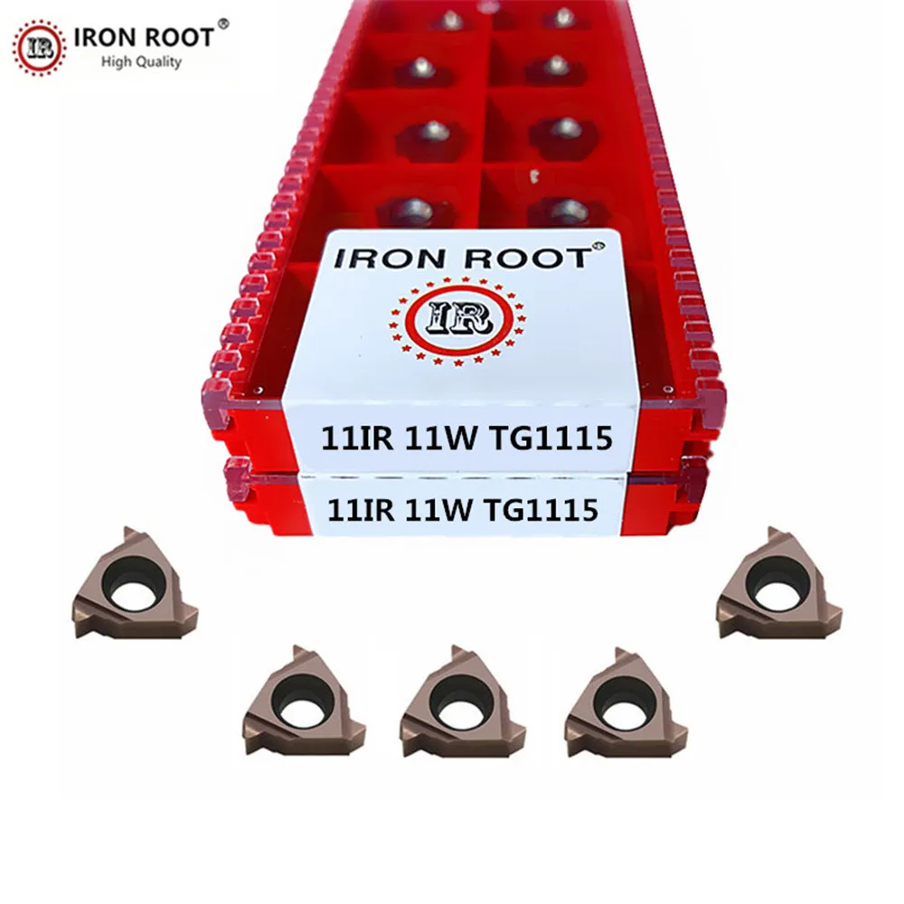 IRON ROOT 11IR 11W,11IR 11BSPT TG1115 CNC Metal Lathe Turning Tools Threaded Carbide Inserts For SER SEL SNR SNL Carbide Insert