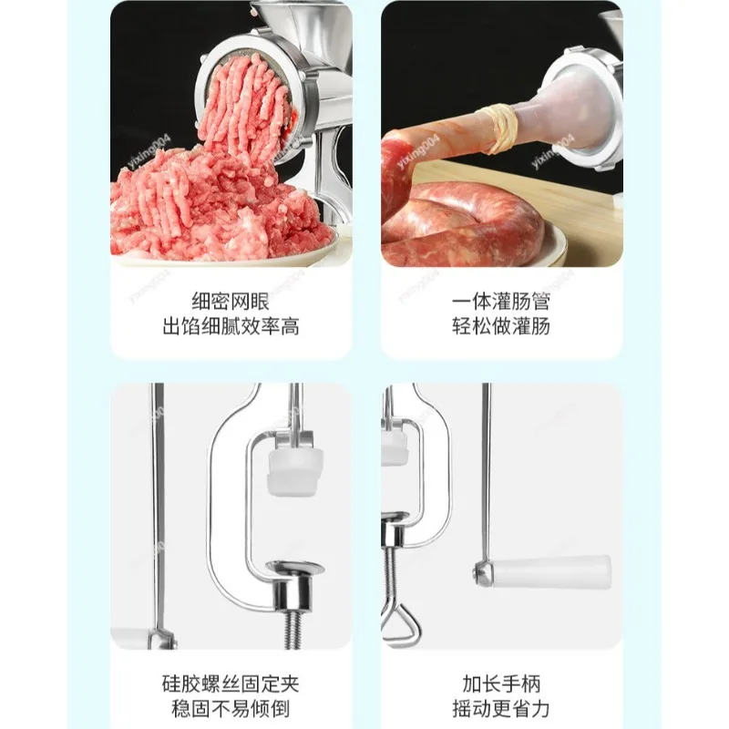 Manual Sausage Stuffer Meat Grinder Household Tool For Homemade Sausage Production