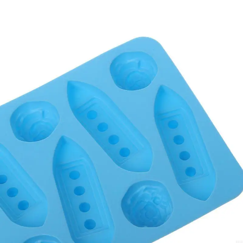 Silicone Bandejas para moldear molde tallado Titanic con forma para bebidas fiesta B95B