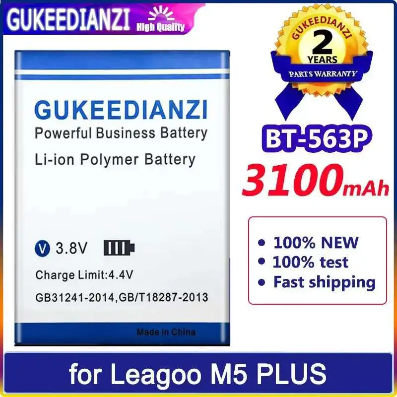 

3100Mah Safe For Leagoo M5 Plus M5PLUS BT-563P Mobile Phone Battery