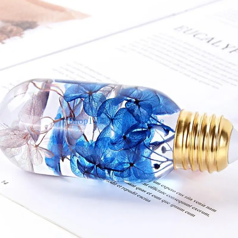 5asd Rechargeable Light Bulb Silicone Mold Creative Crystal Epoxy Production Moul