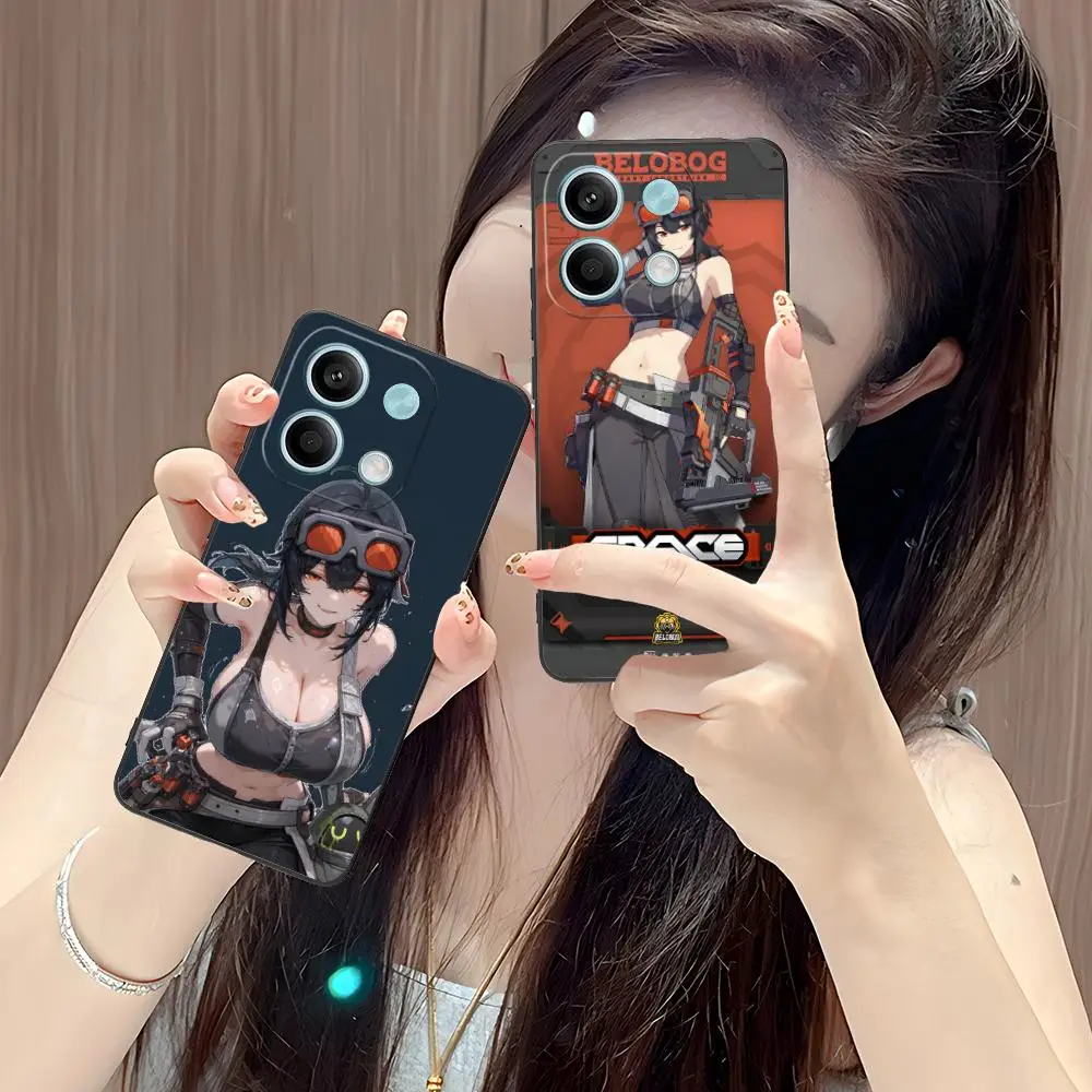 

ZZZ Grace Howard Phone Case for POCO M6 M5 M4 M3 X7 X6 X5 X4 X3 F6 F5 F4 Pro GT 5G Colour Printing Protective Smartphone Luxury