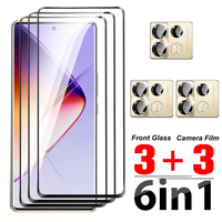 InfinixNote 40 Pro 5G Curved Tempered Glass 6in1 For Infinix Note40Pro Case Note 40 Pro+ Plus Note40 4G Camera Screen Protector