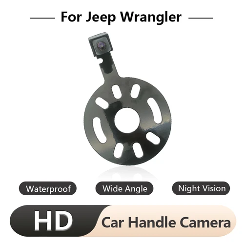 Imagen 1 del producto Cámara de marcha atrás de respaldo impermeable de alta definición para Jeep Wrangler 2007-2018 cámara de visión trasera de estante de neumáticos de repuesto de coche